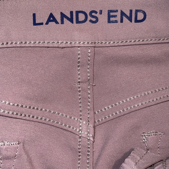 Lands’ End Light Purple Kick Crop Jeans 10 - Picture 5 of 7